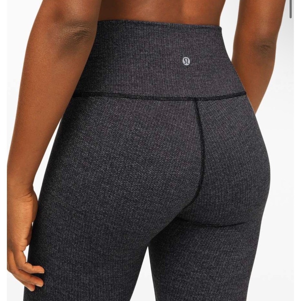NEW Lululemon Wunder Under HR Tight 28" Luon Variegated Knit Jacquard W5CMBS 6
